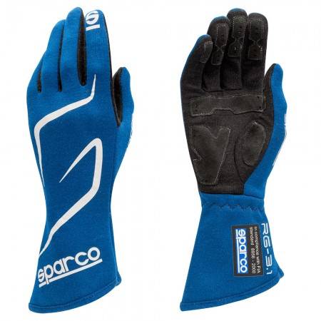 Guantes SPARCO LAND RG-3, color Azul Talla 8