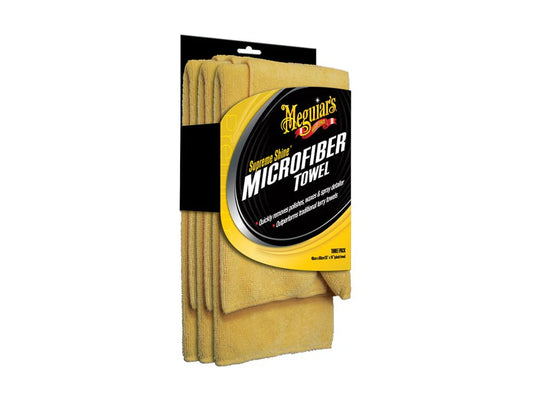 MEGUIAR'S MICROFIBRA SUPREME SHINE (PACK DE 3UNIDADES)