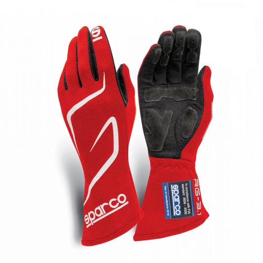 Guantes SPARCO LAND RG-3, color Rojo Talla 9