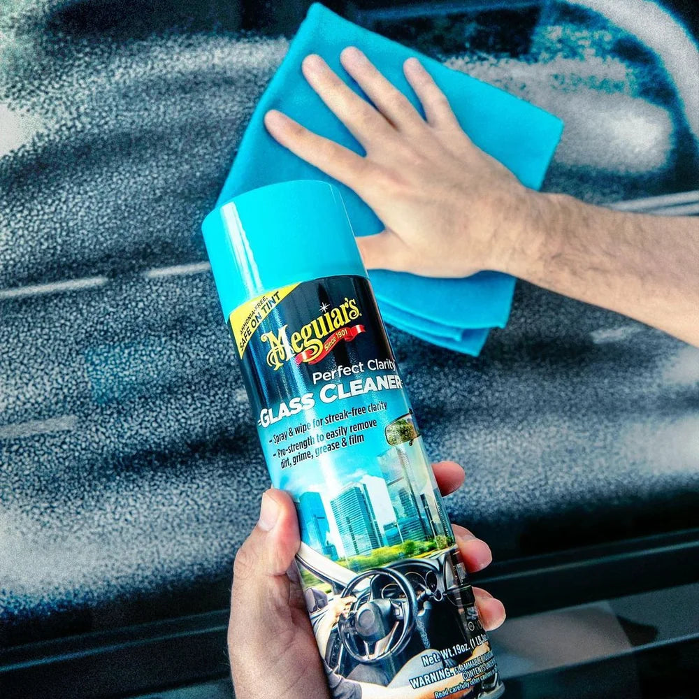MEGUIAR'S PERFECT CLARITY GLASS CLEANER - SPRAY ANTI MARCAS