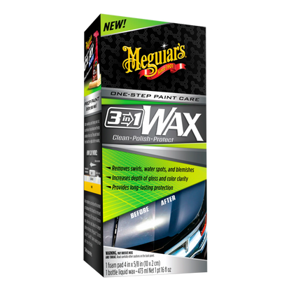 MEGUIAR'S 3 IN 1 PAINT WAX 473 ML