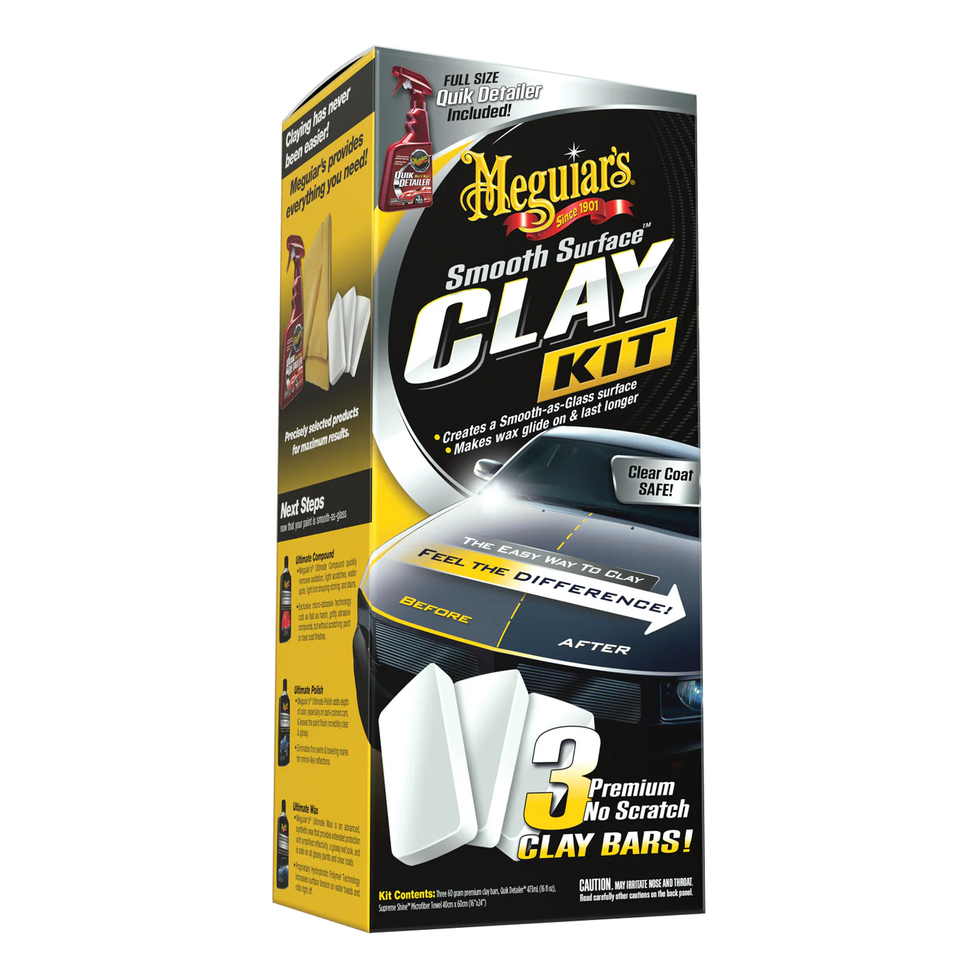 MEGUIAR'S SMOOTH SURFACE CLAY KIT